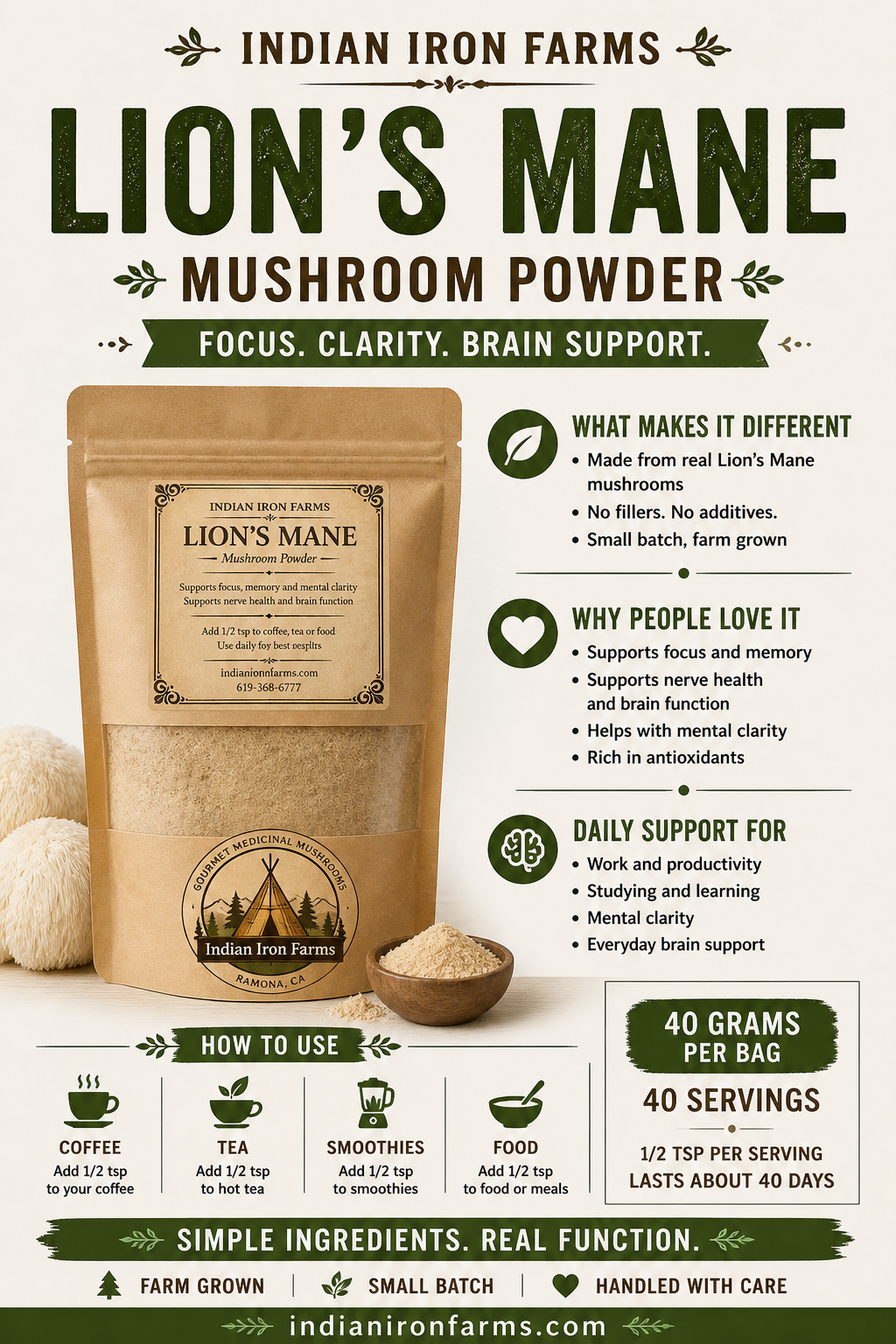 Lion's Mane Powder