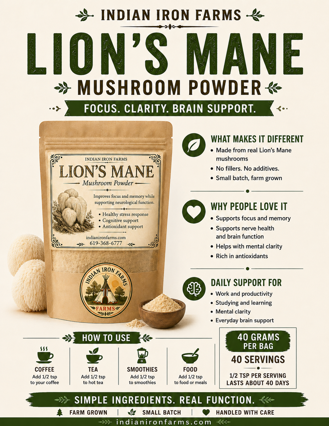 Lion's Mane Powder
